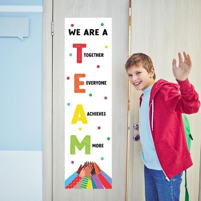 Team Classroom Rainbow Banner - 13 x 48 Inch Image 1