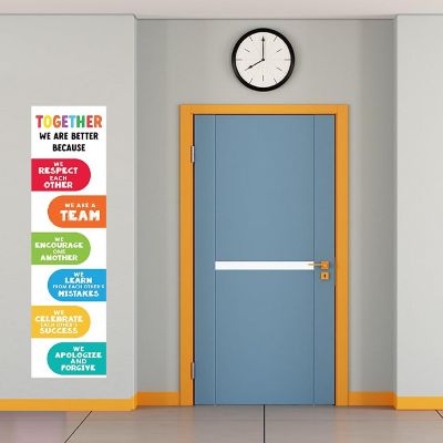 Team Classroom Rainbow Banner - 13 x 48 Inch Image 2
