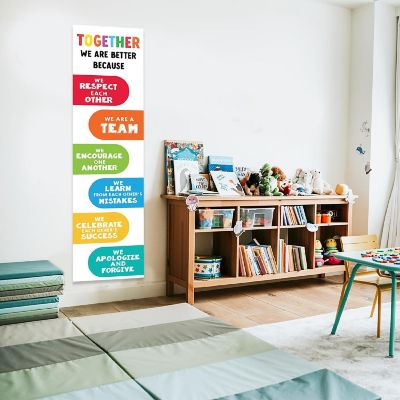 Team Classroom Rainbow Banner - 13 x 48 Inch Image 3