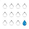 Teardrop/Raindrop 3.5" Cookie Cutters Image 1