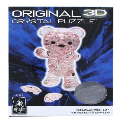 Teddy Bear 48 Piece 3D Crystal Jigsaw Puzzle Image 1