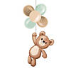 Teddy Bear Hanging Decoration with Latex Balloons Image 1