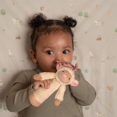 Teddykompaniet Plush Baby Rattle  Lamb Image 1