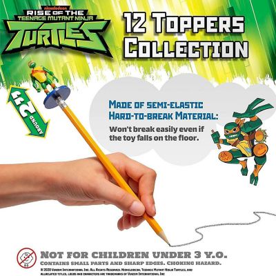 Teenage Mutant Ninja Turtles Pencil Toppers 5pk Raphael Muninn Mikey Leo Donatello PMI International Image 1