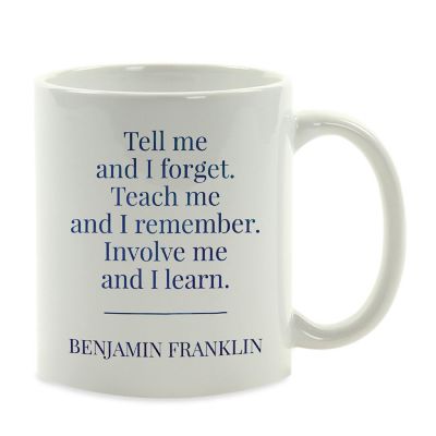 Tell Me Teach Me Involve Me Ceramic Mug Image 2
