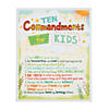 Ten Commandments for Kids Plaque Image 1