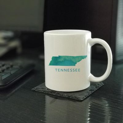 Tennessee Aqua Blue Water Ceramic Mug Image 1