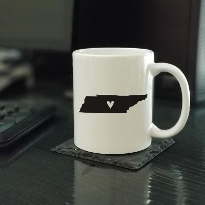 Tennessee State Heart Ceramic Mug Image 1