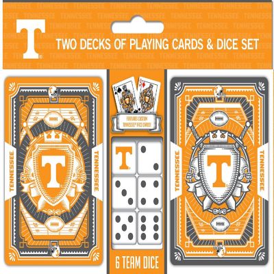 Tennessee Volunteers NCAA 2-Pack Playing cards & Dice set Image 1
