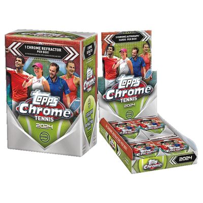 Tennis 2024 Topps Chrome Value Box  7 Packs Image 1
