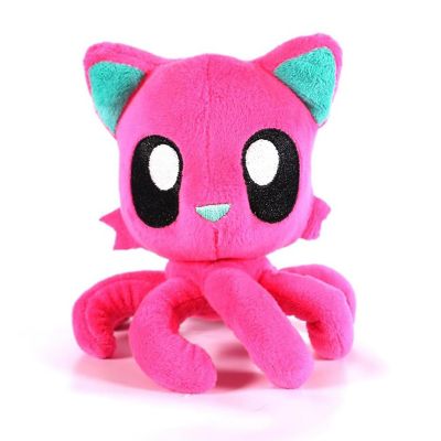 Tentacle Kitty 6 Inch Magenta Plush Image 1