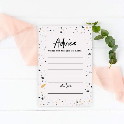 Terrazzo Wedding Advice 4x6IN 56PC Image 1