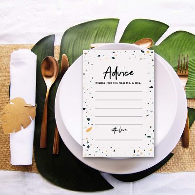 Terrazzo Wedding Advice 4x6IN 56PC Image 2