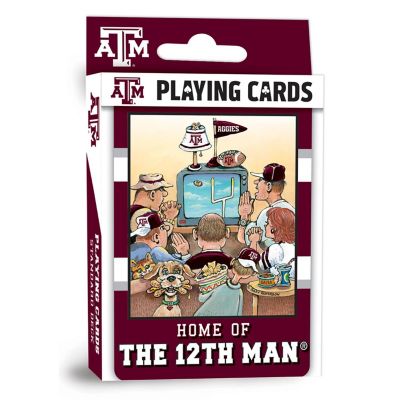 Texas A&amp;M Aggies Fan Deck Playing Cards - 54 Card Deck Image 1