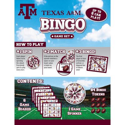 Texas A&amp;M Aggies NCAA Bingo Game Image 3