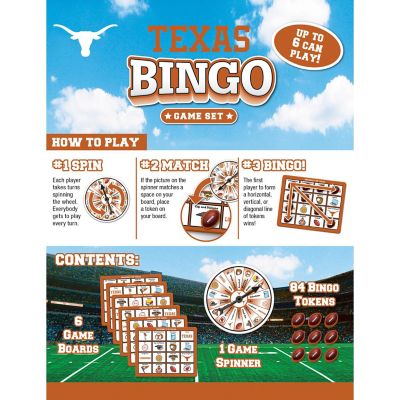 Texas Longhorns NCAA Bingo Game Image 3