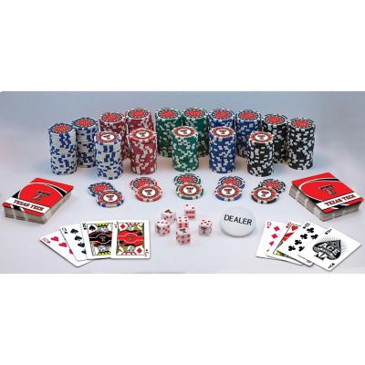 Texas Tech Red Raiders 300 Piece Poker Set Image 2