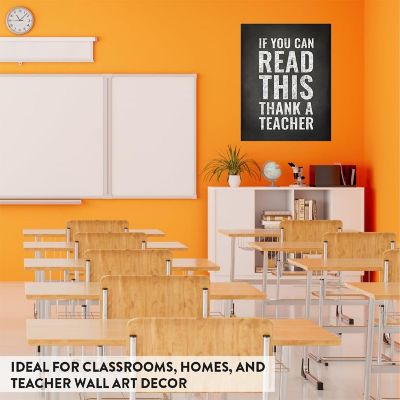 Thank a Teacher Chalkboard Print, 1-Pack Image 2