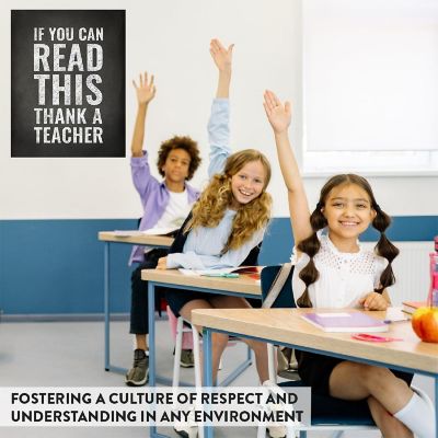 Thank a Teacher Chalkboard Print, 1-Pack Image 3