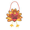 Thanks & Giving Turkey Craft Kit - Makes 12 Image 1