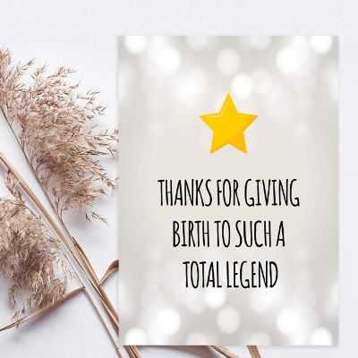 Thanks For Birthing A Legend 8.5x11in Image 1