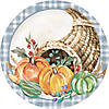 Thanksgiving Cornucopia Plates and Napkins Kit Image 1