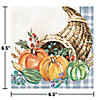 Thanksgiving Cornucopia Plates and Napkins Kit Image 4