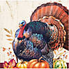Thanksgiving Turkey Beverage Napkins Image 1