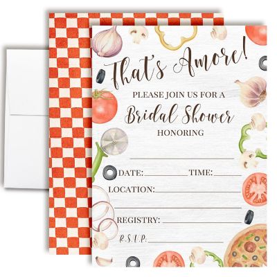 That's Amore Bridal Shower Party Invitations Image 1