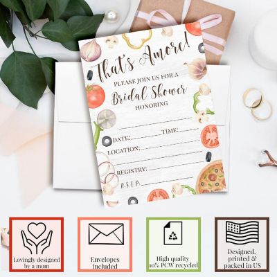 That's Amore Bridal Shower Party Invitations Image 2
