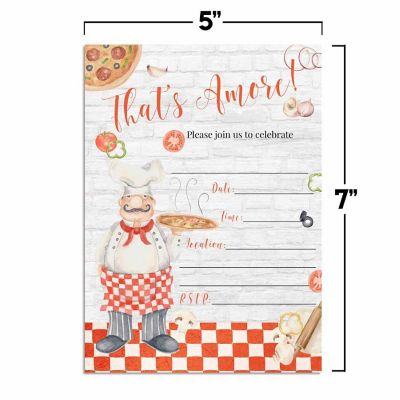 That's Amore Pizza Invitations 40pc. by AmandaCreation Image 1