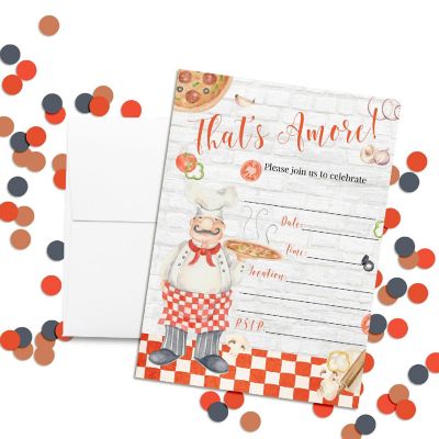 That's Amore Pizza Invitations 40pc. by AmandaCreation Image 3