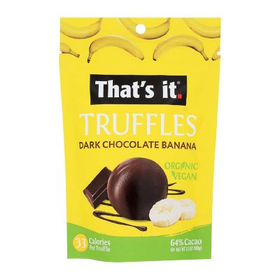 That's It - Trfl Dark Chocolate Banana - Case of 6-3.5 OZ Image 1