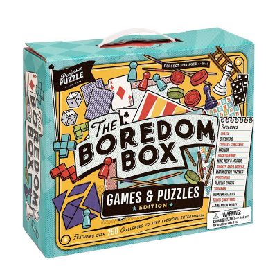The Boredom Box Games & Puzzles Set  Over 250 Activities Image 1