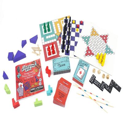 The Boredom Box Games & Puzzles Set  Over 250 Activities Image 2