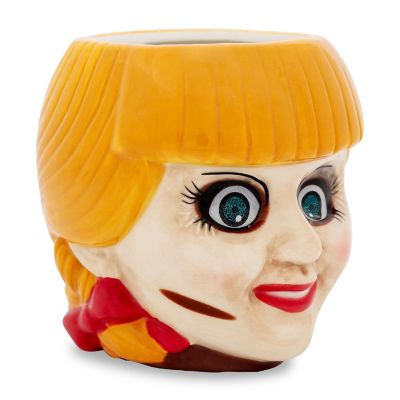 The Conjuring Annabelle Head Sculpted Ceramic Mug  Holds 20 Ounces Image 1