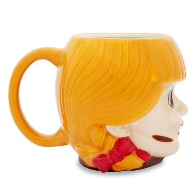 The Conjuring Annabelle Head Sculpted Ceramic Mug  Holds 20 Ounces Image 2