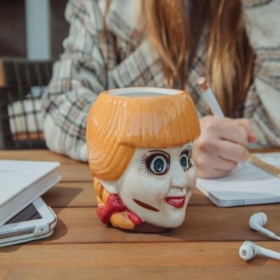 The Conjuring Annabelle Head Sculpted Ceramic Mug  Holds 20 Ounces Image 3