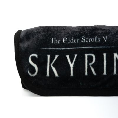 The Elder Scrolls Skyrim Video Game Fleece Throw Blanket  60 x 45 Inches Image 2