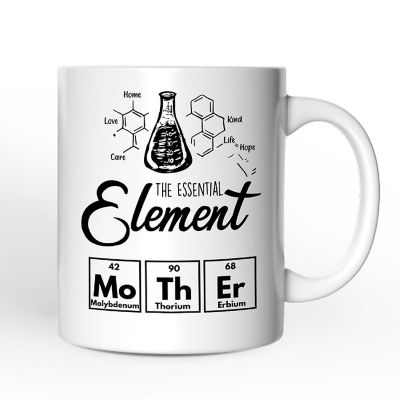 The Essential Element Mother Mug, Science Chemistry Periodic Table Image 1