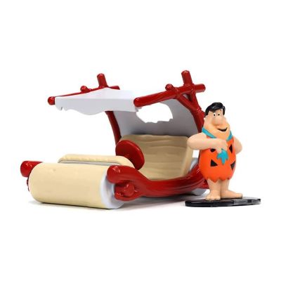 The Flintstones 1:32 Fred Flintstones Flintmobile Diecast Car and Figure Image 1