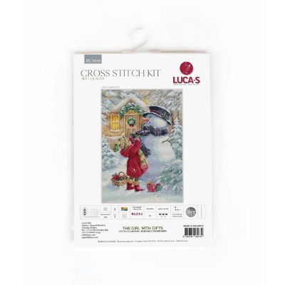 The Girl With G BU5018L Luca-S Counted Cross-Stitch Kit Image 1
