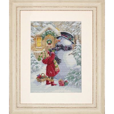 The Girl With G BU5018L Luca-S Counted Cross-Stitch Kit Image 1
