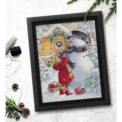 The Girl With G BU5018L Luca-S Counted Cross-Stitch Kit Image 2