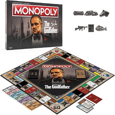 The Godfather 50th Anniversary Monopoly Board Game Image 1