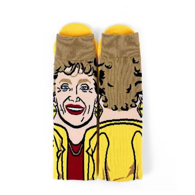 The Golden Girls Blanche Funny Graphic Socks  Single Pair Of Adult Crew Socks Image 1