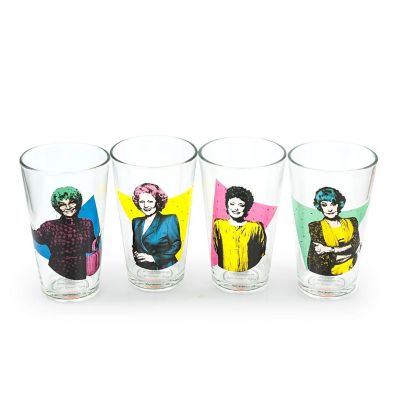 The Golden Girls Collectibles  Golden Girls Pint Glasses Set of 4  16 oz Image 1