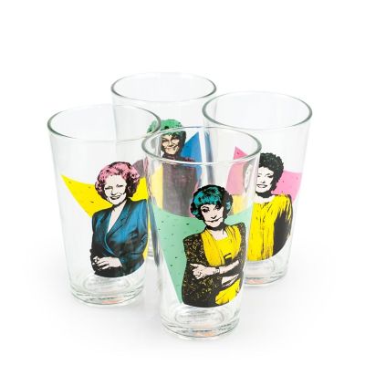 The Golden Girls Collectibles  Golden Girls Pint Glasses Set of 4  16 oz Image 2