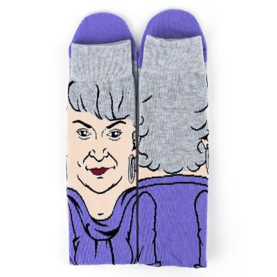 The Golden Girls Dorothy Funny Graphic Socks  Single Pair Of Adult Crew Socks Image 1