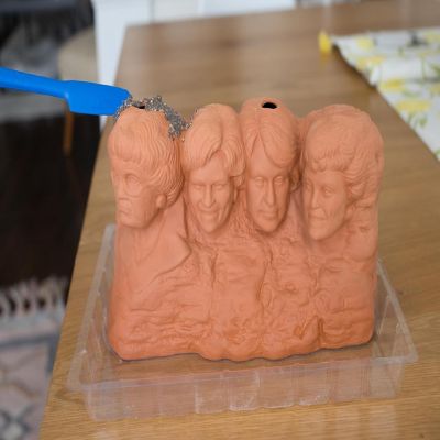 The Golden Girls Rushmore Chia Pet Decorative Planter Toynk Exclusive Image 2